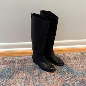 J Crew Black Knee-High Women's Boots 8.5